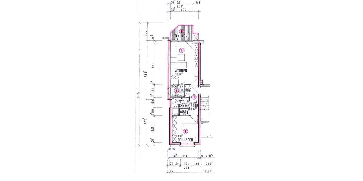 Renovierte 2-Zimmer-Whg. mit neuer EBK, Balkon u. TG-Stellplatz in Top-Lage Holtenauer Straße 2 zimmer