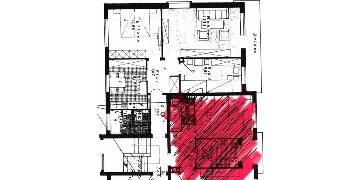 Mehrfamilienhaus, Wohnhaus Neumünster Brachenfeld/Ruthenberg - 3 Zimmer, 66 m&sup2;, 726&euro; | Angebot:26662192