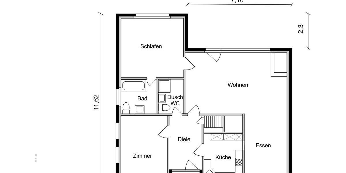 Bungalow Tasdorf - 3 Zimmer, 100 m&sup2;, 1.840&euro; | Angebot:26225617