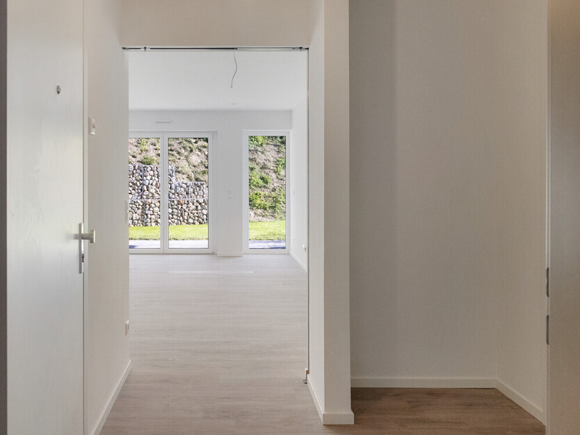 Erdgeschoßwohnung nach KFW40 EE Standard im Zentrum von Rieseby!