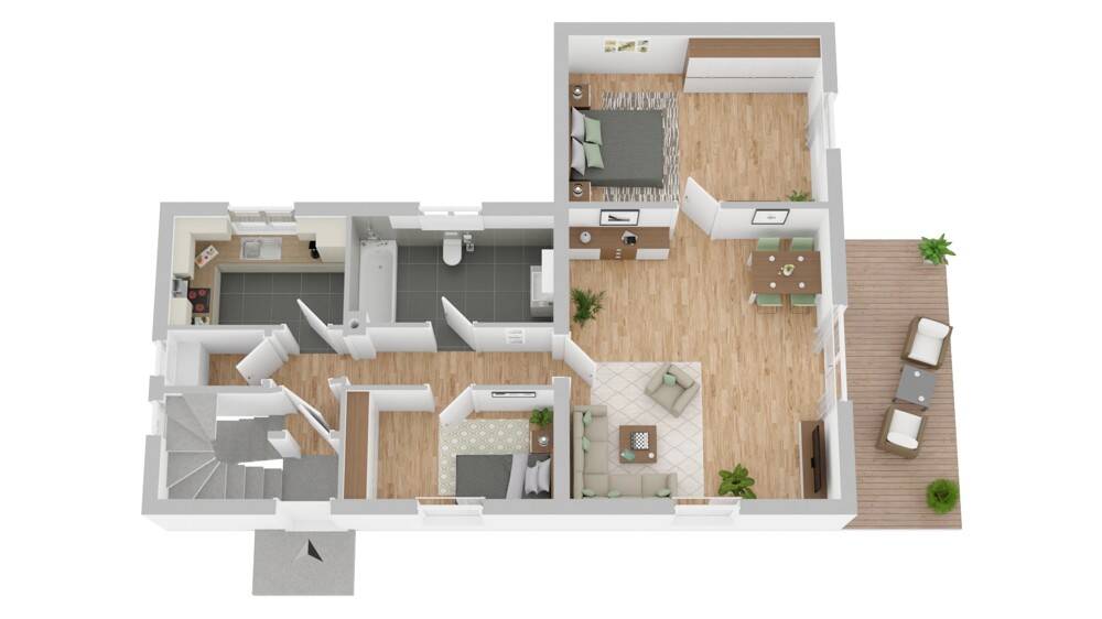 Mehrfamilienhaus, Wohnhaus Klamp / Rönfeldholz Rönfeldholz - 5 Zimmer, 152 m&sup2;, 329.000&euro; | Angebot:23956564