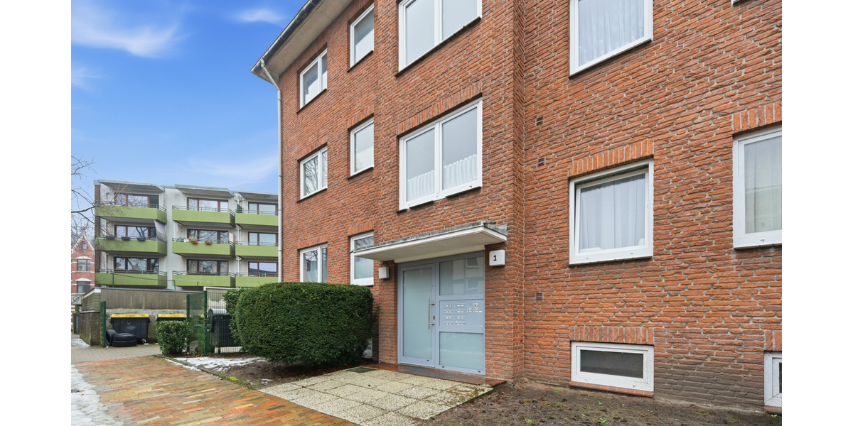 Gut geschnittene 2-Zimmer-Wohnung in der Neumünsteraner City- ideal zur Vermietung oder Eigennutzung - Erdgeschoßwohnung Neumünster | Angebot:27225063