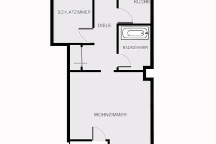 Eigentumswohnung 2 Zimmer Diedrichsdorf Balkon+ Badewanne+Keller+ 2 zimmer