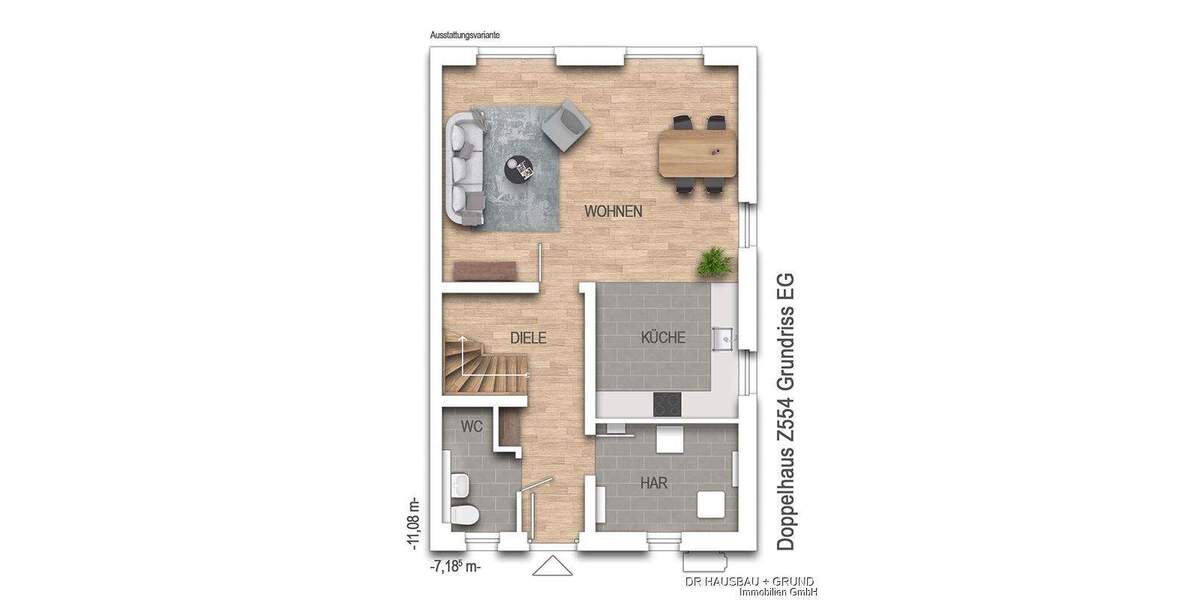 Doppelhaushälfte Neumünster Einfeld - 4 Zimmer, 121 m&sup2;, 494.702&euro; | Angebot:25742813
