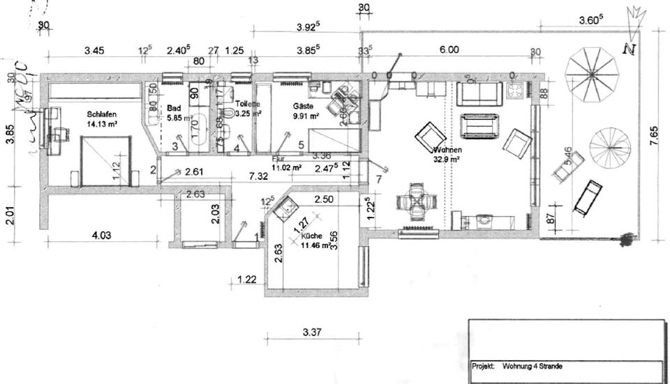Etagenwohnung Dänischenhagen - 3 Zimmer, 100 m&sup2;, 590.000&euro; | Angebot:26284644