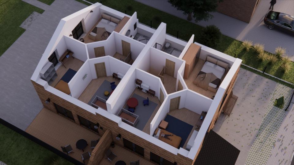 Doppelhaushälfte Büdelsdorf - 5 Zimmer, 120 m&sup2;, 1.590&euro; | Angebot:24572108