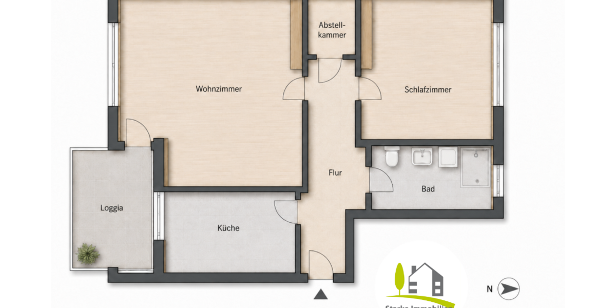 Erstbezug in Bordesholm - hell, ruhig, mit Südbalkon und Stellplatz - Etagenwohnung Bordesholm | Angebot:27005144