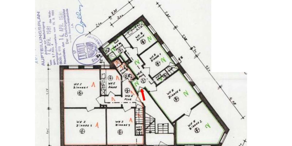 Hochparterre Neumünster - 4 Zimmer, 101 m&sup2;, 129.000&euro; | Angebot:26991863