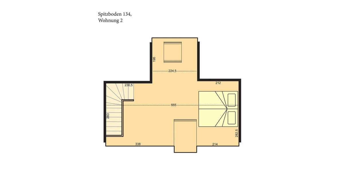 Maisonettenwohnung Kiel Ellerbek - 3 Zimmer, 59 m&sup2;, 938&euro; | Angebot:24877527