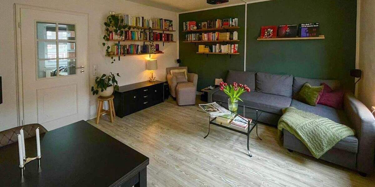 Etagenwohnung Kiel Südfriedhof - 2 Zimmer, 48 m&sup2;, 165.000&euro; | Angebot:25523376