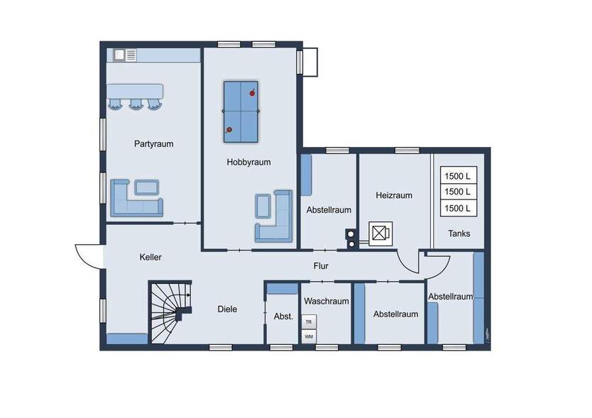 Top modernisierter Bungalow auf großem Grundstück in Feldrandlage zu vermieten 4 zimmer