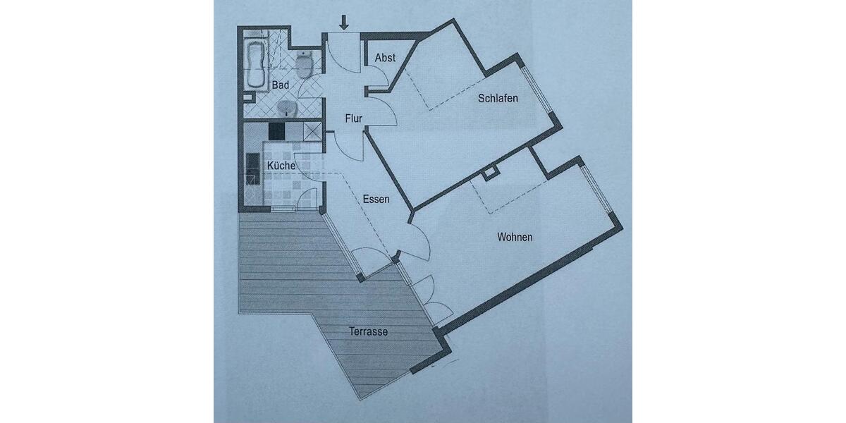 Dachgeschoßwohnung Kiel Wik - 2 Zimmer, 67 m&sup2;, 375.000&euro; | Angebot:26833040