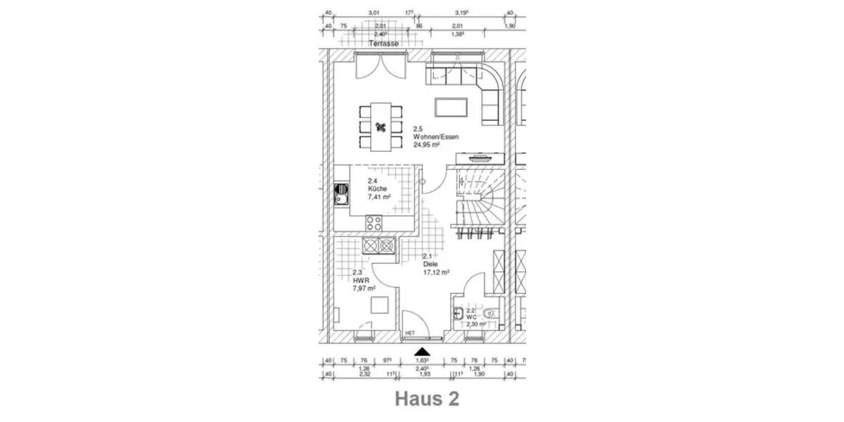 Reihenhaus Gettorf - 4 Zimmer, 116 m&sup2;, 1.550&euro; | Angebot:26681483