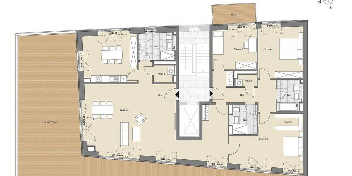 Etagenwohnung Kiel Gaarden-Ost - 5 Zimmer, 236 m&sup2;, 1.840.900&euro; | Angebot:26641260