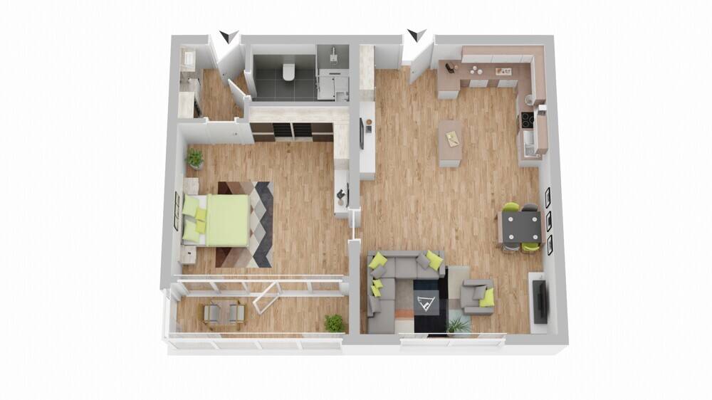 Etagenwohnung Wendtorf Marina Wendtorf - 2 Zimmer, 65 m&sup2;, 269.000&euro; | Angebot:26156044
