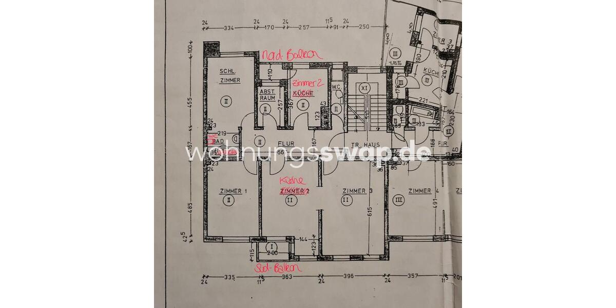 Etagenwohnung Kiel Ravensberg - 5 Zimmer, 110 m&sup2;, 1.800&euro; | Angebot:24729690