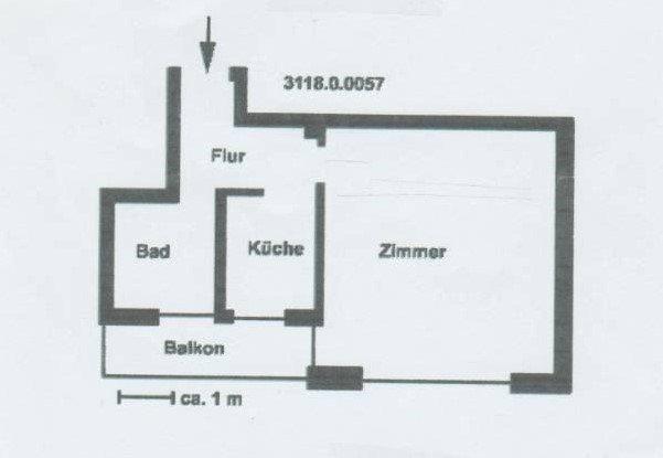 Erdgeschoßwohnung Molfsee - 1 Zimmer, 33 m&sup2;, 124.500&euro; | Angebot:26380616