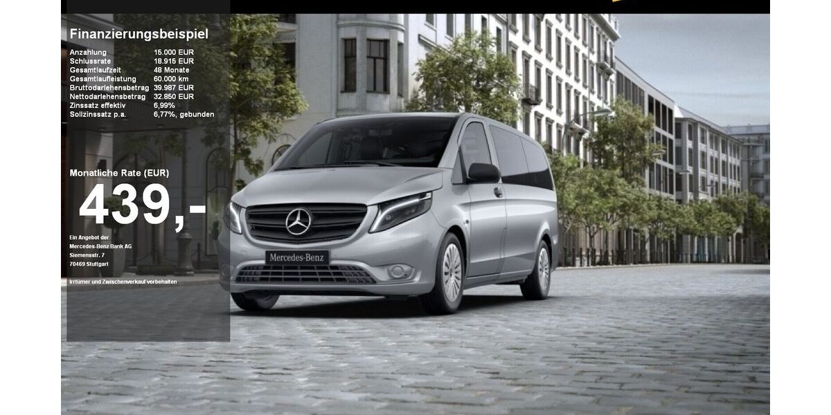 Mercedes-Benz Vito 20.672 km 43.740 € Kiel 24109