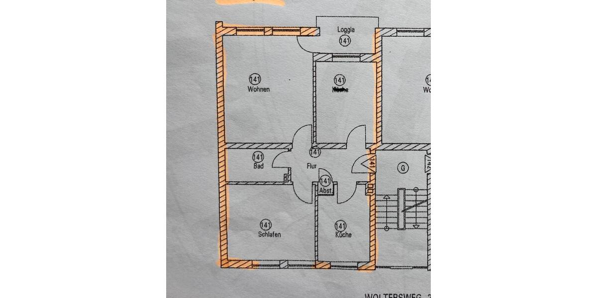 Etagenwohnung Kiel Wik - 3 Zimmer, 64 m&sup2;, 195.000&euro; | Angebot:22145803