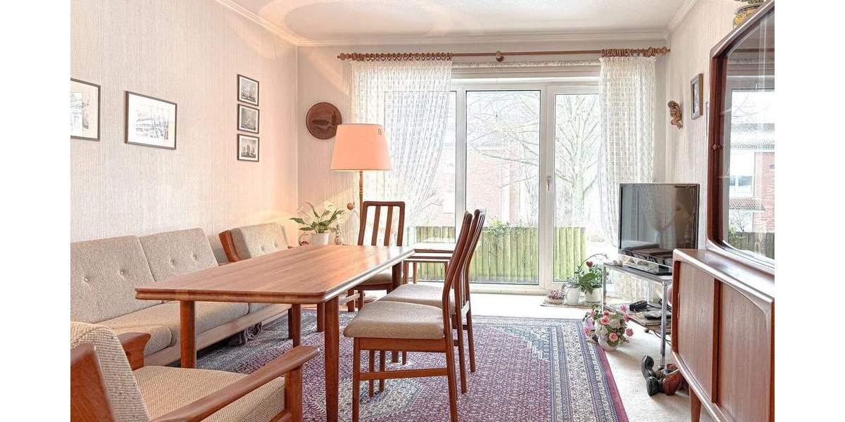 Terrassenwohnung Kiel Neumühlen-Dietrichsdorf - 2 Zimmer, 65 m&sup2;, 195.000&euro; | Angebot:25276465