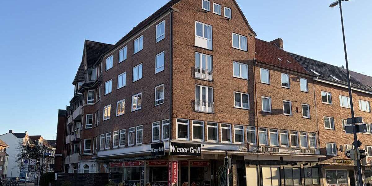 Etagenwohnung Kiel - 2 Zimmer, 53 m&sup2;, 750&euro; | Angebot:26935378