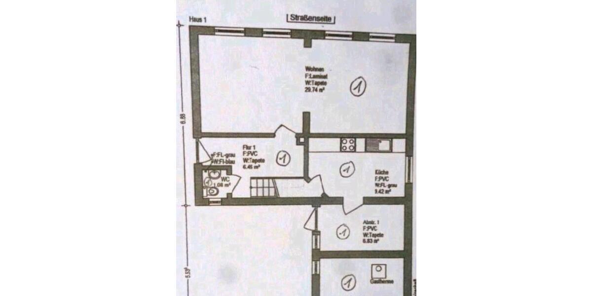 Einfamilienhaus Büdelsdorf - 3 Zimmer, 100 m&sup2;, 235.000&euro; | Angebot:26989520