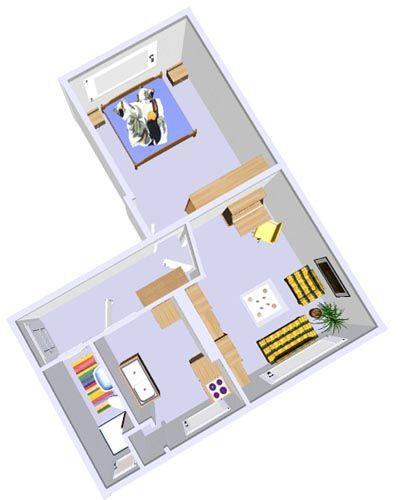 Etagenwohnung Kiel Gaarden-Ost - 2 Zimmer, 43 m&sup2;, 461&euro; | Angebot:26441074