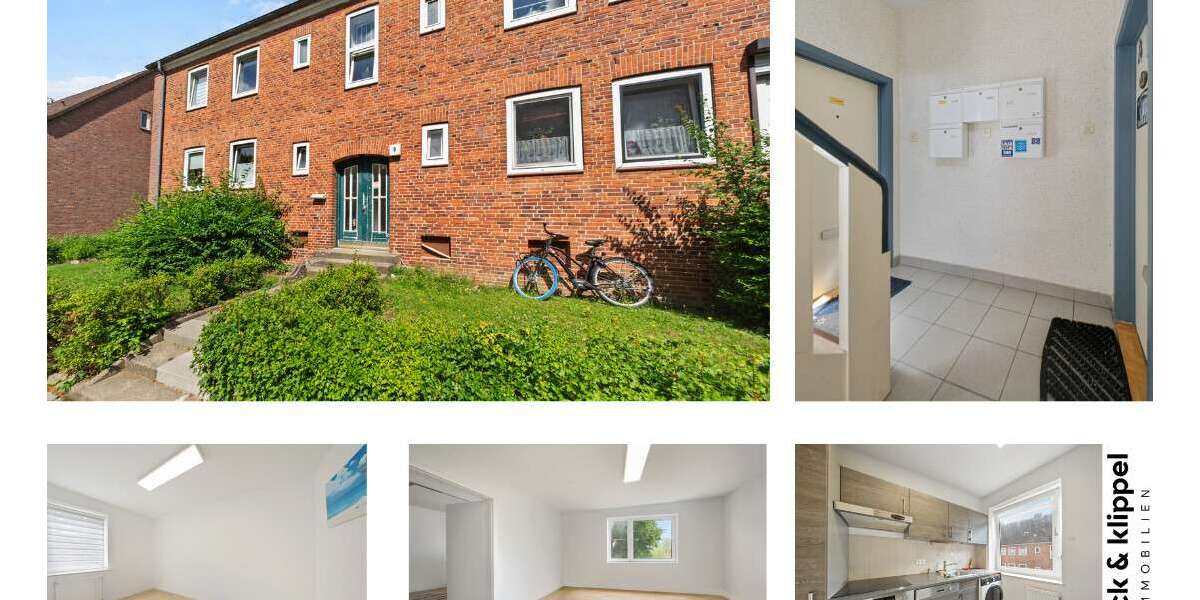 Etagenwohnung Kiel Ellerbek - 3 Zimmer, 55 m&sup2;, 176.000&euro; | Angebot:27005400