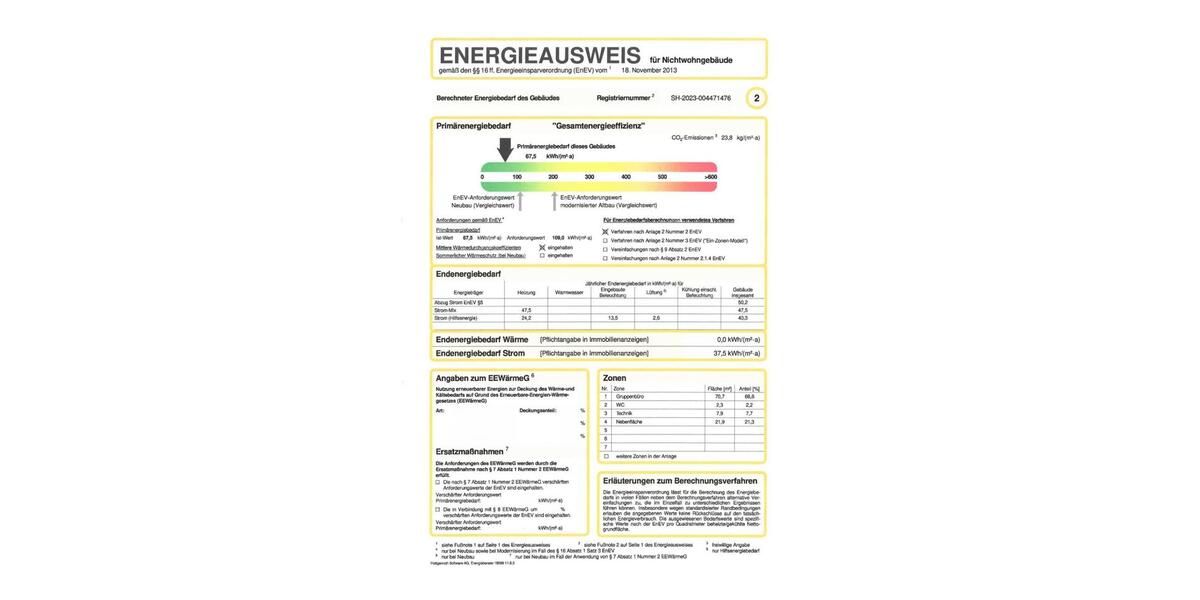 Gewerbeobjekt Eckernförde - 1.275&euro; | Angebot:21562894