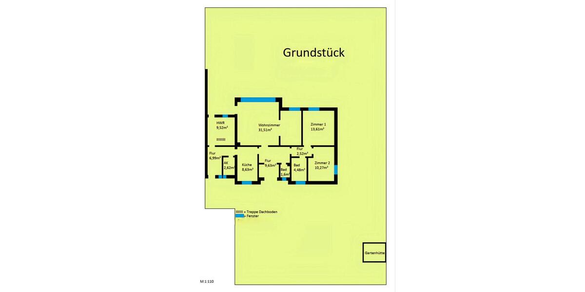 Reihenhaus Kiel Friedrichsort - 3 Zimmer, 85 m&sup2;, 325.000&euro; | Angebot:26621412