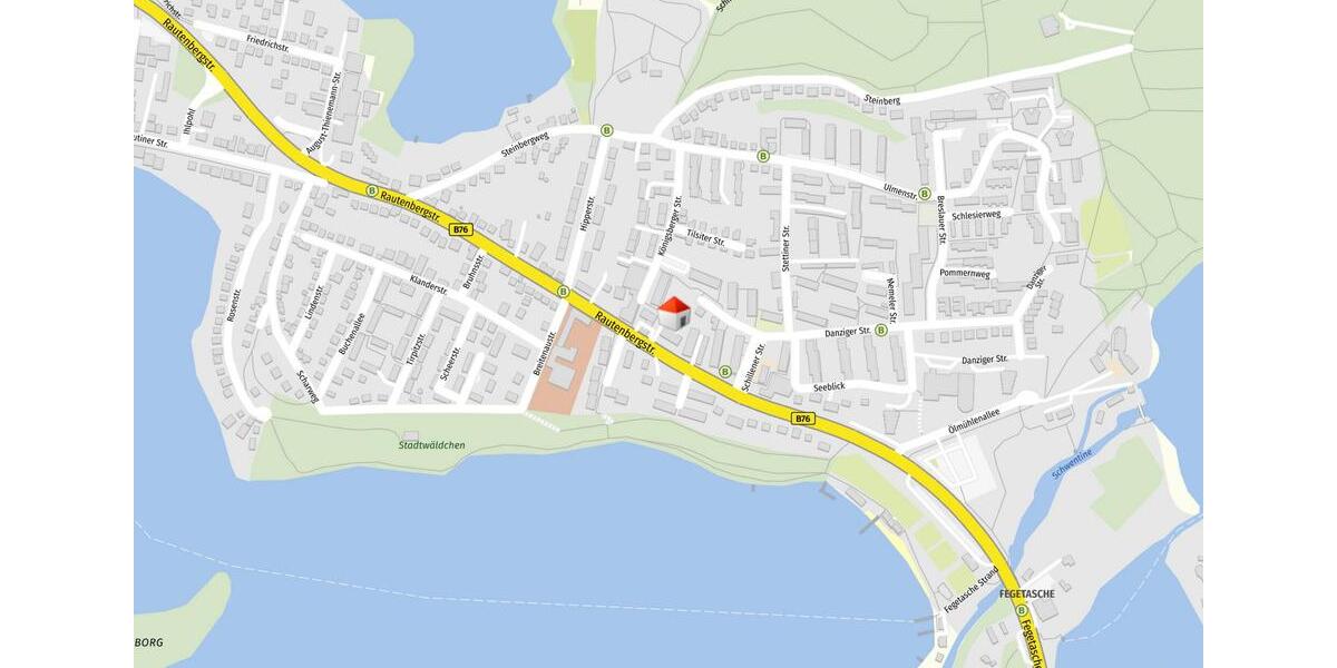 Erdgeschoßwohnung Plön - 2 Zimmer, 88 m&sup2;, 795&euro; | Angebot:26067927
