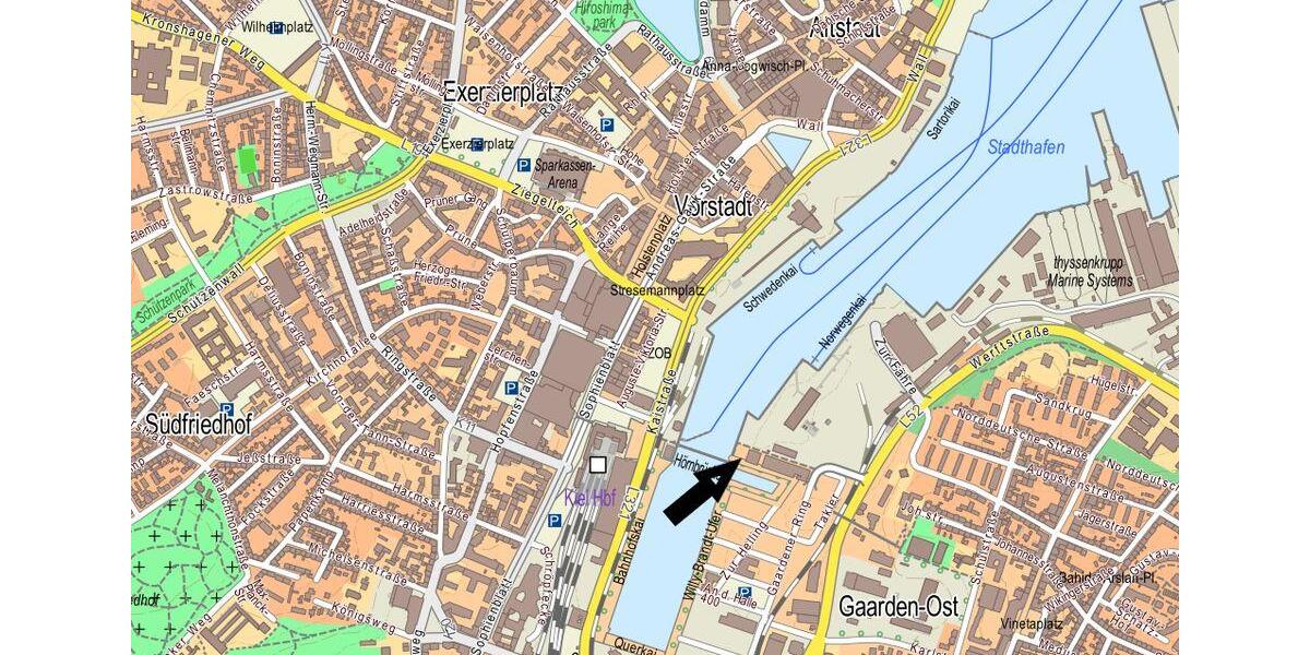 Etagenwohnung Kiel Gaarden-Ost - 3 Zimmer, 92 m&sup2;, 1.555&euro; | Angebot:26717219