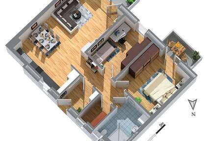 Wohnung Kiel Ravensberg - 3 Zimmer, 82 m&sup2;, 1.400&euro; | Angebot:26795454