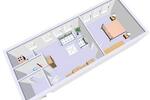 Etagenwohnung Kiel Schreventeich - 2 Zimmer, 43 m&sup2;, 560&euro; | Angebot:25467573
