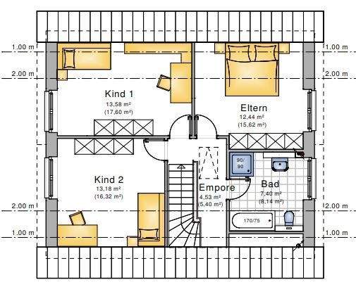 Einfamilienhaus Flintbek - 4 Zimmer, 118 m&sup2;, 314.400&euro; | Angebot:23943985