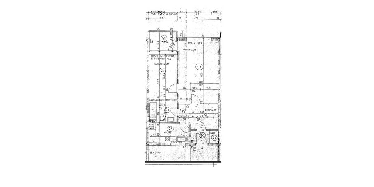 Etagenwohnung Kiel Mettenhof - 2 Zimmer, 62 m&sup2;, 125.000&euro; | Angebot:26379612