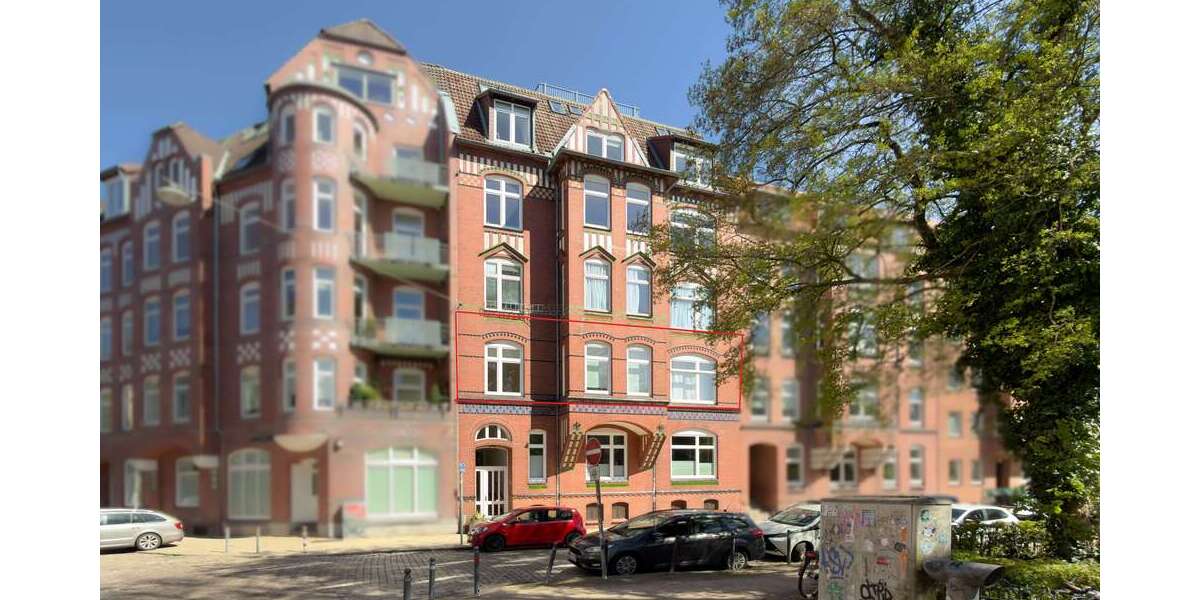 Etagenwohnung Kiel Blücherplatz - 6 Zimmer, 210 m&sup2;, 879.000&euro; | Angebot:26935079