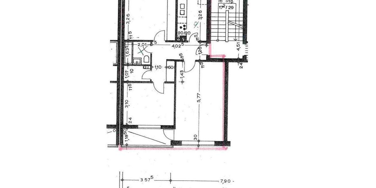 Etagenwohnung Kiel / Mettenhof Mettenhof - 3 Zimmer, 66 m&sup2;, 175.000&euro; | Angebot:24830657