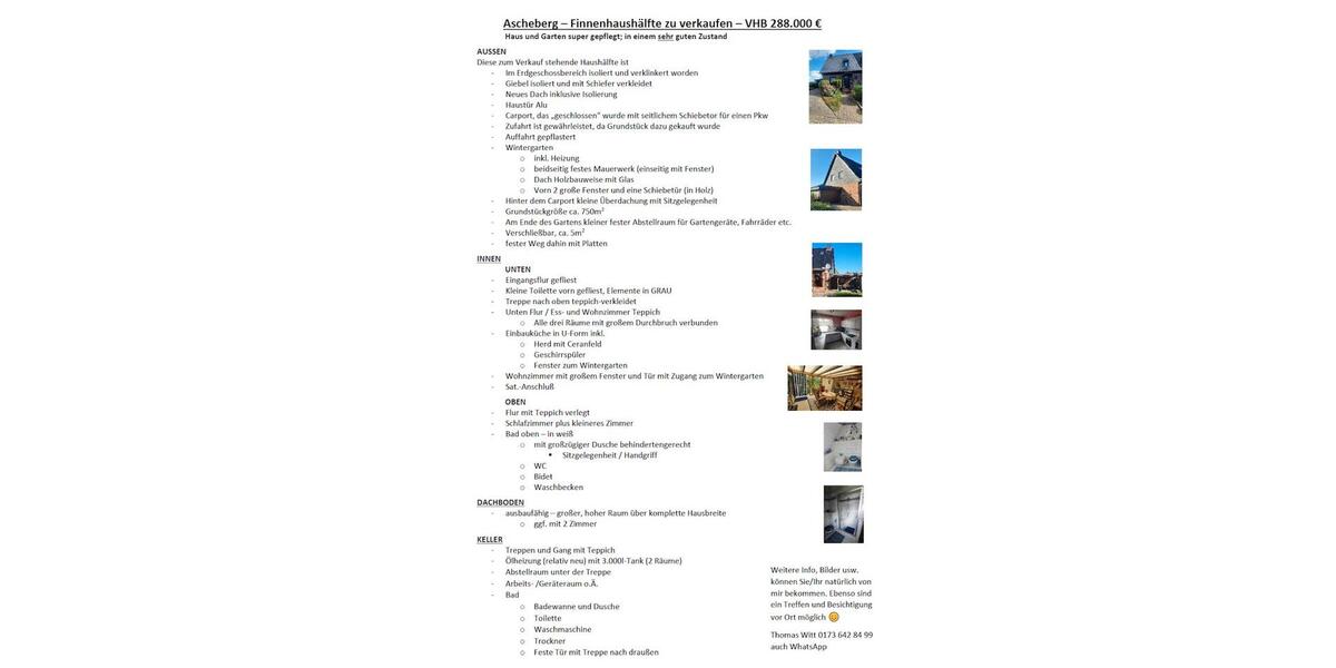 Doppelhaushälfte Ascheberg (Holstein) - 4 Zimmer, 80 m&sup2;, 288.000&euro; | Angebot:27298451
