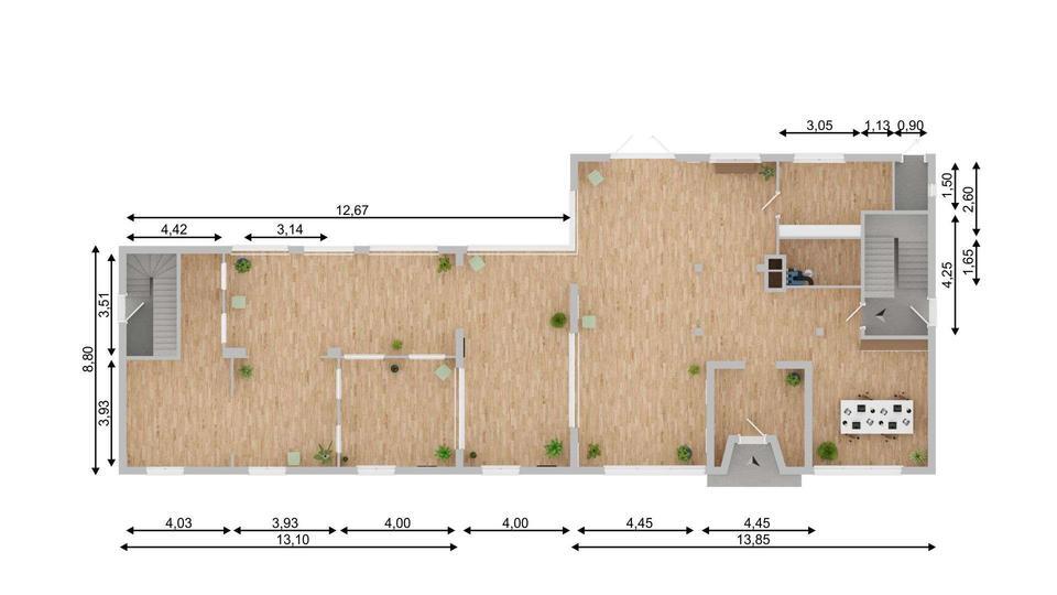 Vielseitige Ladenfläche in Rendsburg-Mitte – 400 m² mit Lagerflächen und einem großzügigem Hinterhof