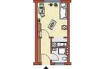 Etagenwohnung Kiel Ravensberg - 1 Zimmer, 25 m&sup2;, 447&euro; | Angebot:26473061