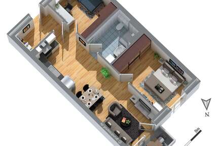Wohnung Kronshagen - 3 Zimmer, 66 m&sup2;, 1.180&euro; | Angebot:26841247