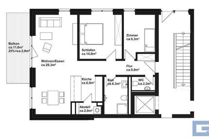 Wohnung Heikendorf - 3 Zimmer, 81 m&sup2;, 585.044&euro; | Angebot:16670567