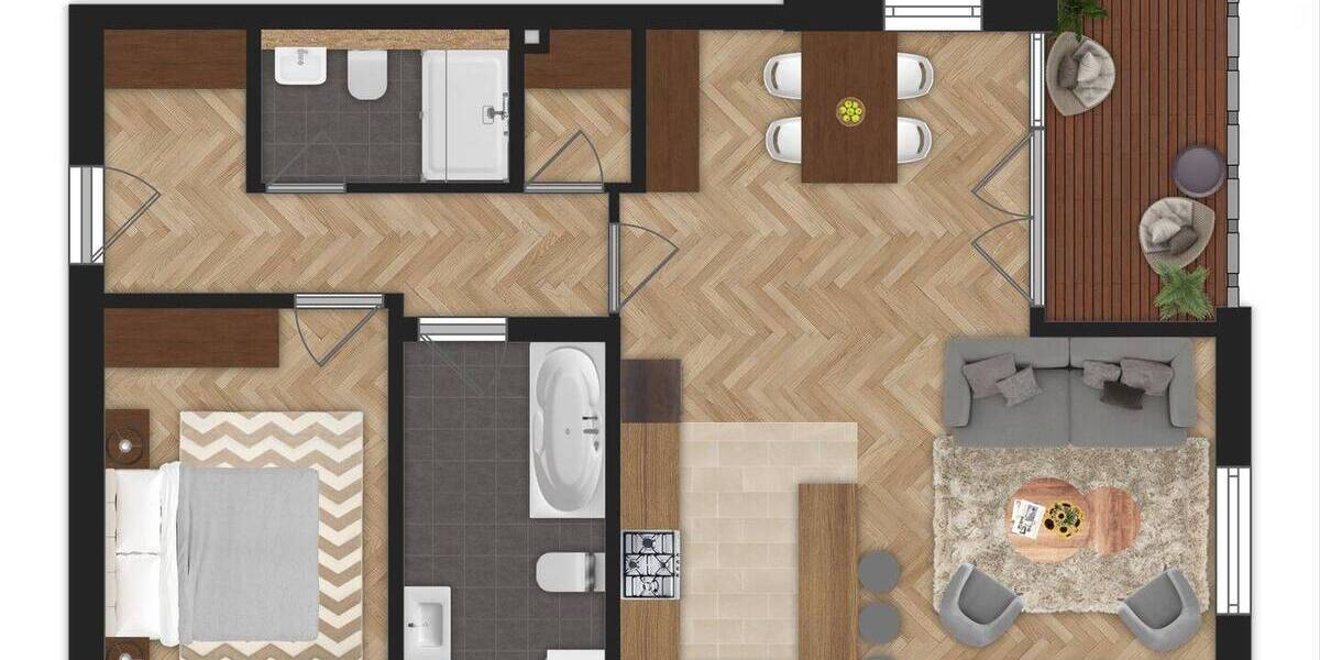 Etagenwohnung Laboe - 2 Zimmer, 73 m&sup2;, 429.000&euro; | Angebot:26867166