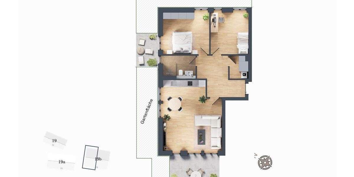 Etagenwohnung Eckernförde - 3 Zimmer, 91 m&sup2;, 745.000&euro; | Angebot:25744774