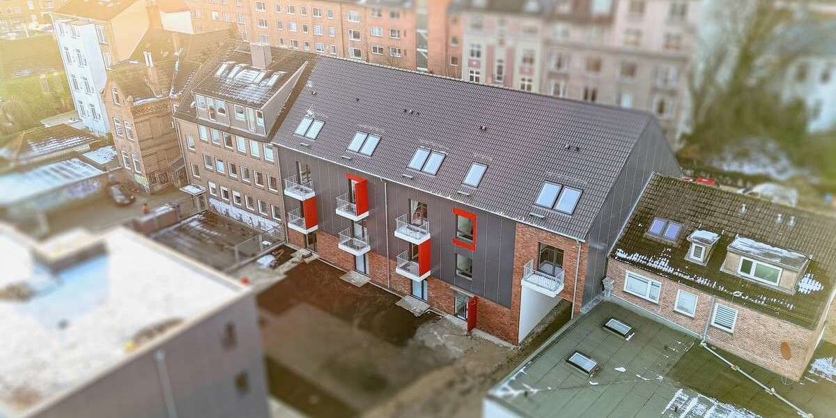 Etagenwohnung Kiel Hassee - 1 Zimmer, 25 m&sup2;, 134.000&euro; | Angebot:26144757