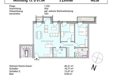 Wohnung zum Kaufen in Kiel 399.000 € 98.5 m² 3 zimmer
