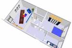 Etagenwohnung Quarnbek - 2 Zimmer, 64 m&sup2;, 659&euro; | Angebot:26182781