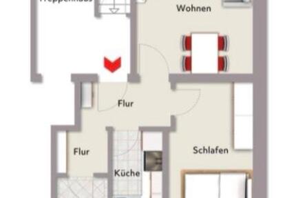Wohnung Nortorf - 2 Zimmer, 44 m&sup2;, 470&euro; | Angebot:24749724