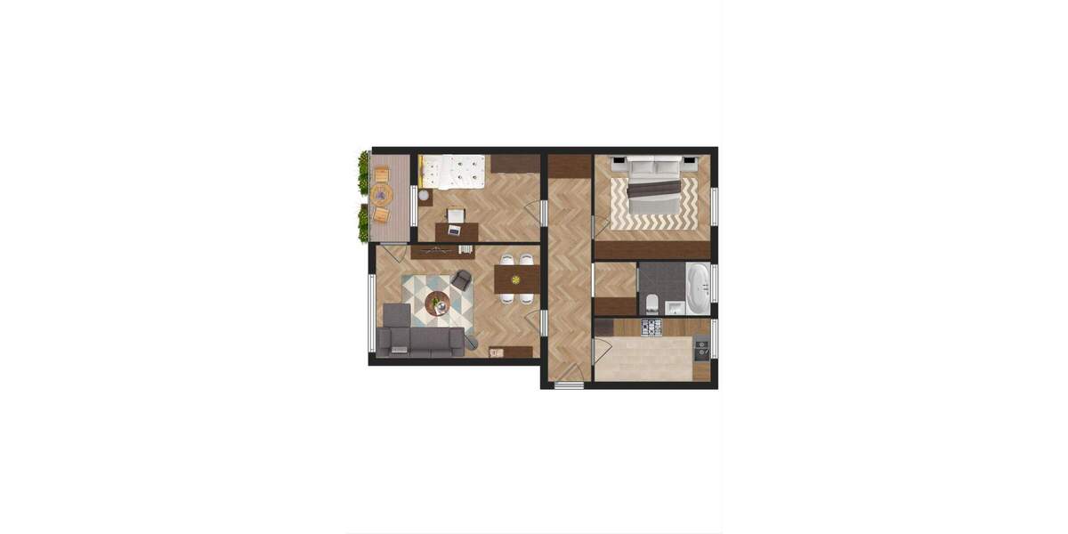 Etagenwohnung Altenholz Klausdorf - 3 Zimmer, 71 m&sup2;, 147.000&euro; | Angebot:24423429